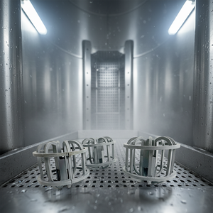 Nouvelle conception de filtre à eau moulé par injection, média de filtration CPVC, anneau de rosette Teller avec nervures renforcées et service de découpe - Product Image 1