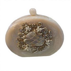 Cadre photo vintage européen antique en résine, peint à la main, mini ornement plat à dos plat pour Halloween, thème anime - Product Image 4