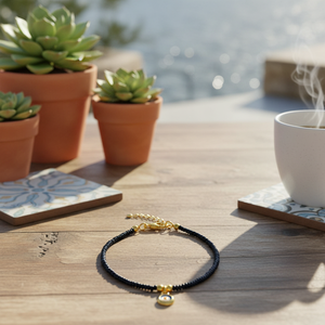 Bracelet en perles de style œil maléfique - Product Image 3