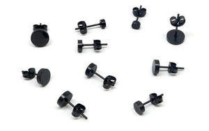 Fornituras de Joyería de Moda, Pendientes de Acero Inoxidable, Aretes Simples - Product Image 6