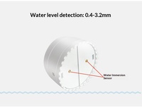 Détecteur de fuite d'eau WiFi stéréo Graffiti IPS avec batterie, contrôle par application, pour maison, extérieur, bar, design PC, détection d'overflow et d'immersion