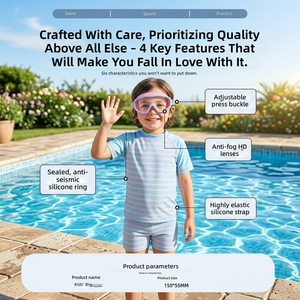 <span class=keywords><strong>Gafas</strong></span> <span class=keywords><strong>de</strong></span> Natación para Niños JW-YY51, Montura Grande, Antivaho, Protección UV, Ligeras, Ajustables, Duraderas, con Clip Nasal y Estuche <span class=keywords><strong>de</strong></span> Alta Gama - Product Image 2