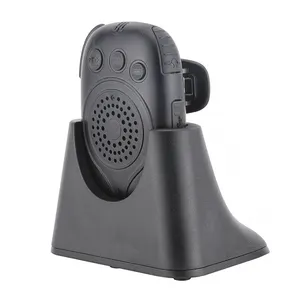 Dellking H4 Bluetooth double PTT double connexion Microphone haut-parleur pour talkie-walkie et téléphones mobiles