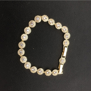 Collar de Cristal Redondo Clásico de Moda con Dije de Circón Exquisito Estilo Hip Hop Joyería para Mujer Regalo - Product Image 5