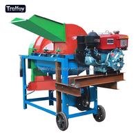 Décortiqueuse agricole multifonctionnelle pour maïs et céréales, grande capacité, triple fonction de nettoyage