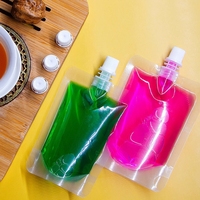 Pochette en plastique de qualité alimentaire de 250ml pour les boissons énergisantes de jus de fruits Sacs à bec de remplissage liquide à haute température pasteurisés pour la bière
