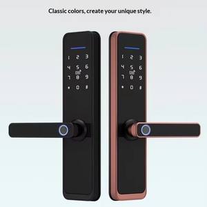 Serratura Intelligente Wi-Fi Tuya con Cloud, Impronta Digitale 3D a Semiconduttore, Biometrica in Lega di Zinco per Porte in Legno, Sicurezza per Casa, Appartamento, Hotel <span class=keywords><strong>X3</strong></span> - Product Image 2