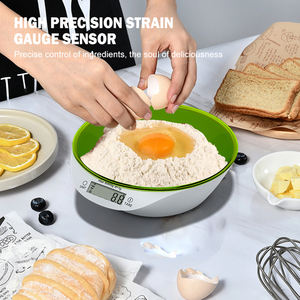 전자 애완 동물 사료 물 저울 5000g 컵 측정 국자 무게 저울 애완 동물 사료 그릇 무게 저울 - Product Image 3