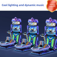 Machine de jeu d'arcade commerciale de simulation de surf, d'aviron et de course, offrant une expérience sportive pour les parcs d'attractions et les salles de jeux