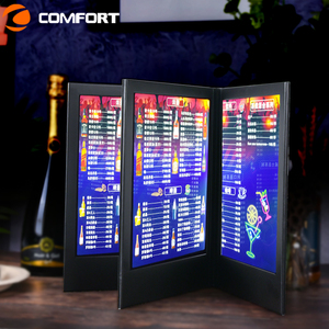 أفضل سعر بو الاكريليك القائمة أدى ثلاث صفحات أربعة جوانب A4/A3 حجم العرض - Product Image 3