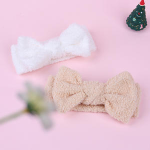 Großhandel Neugeborene Hochwertige Baby Herbst und Winter Kinder Kopf bedeckung Großer Bogen Doppels chicht Kinder Stirnband - Product Image 5