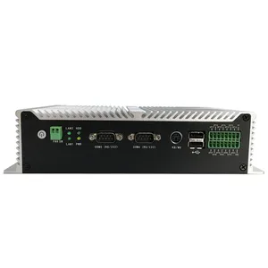 Mini PC Server Fanless Quad Core J1900 Embedded Industrial Computer 2 LAN & 2 COM porte Fanless computer industriale embedded