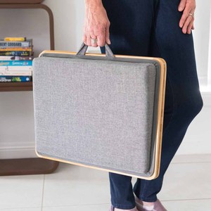 Đa chức năng xách tay bảng giường khay 4-góc tre có thể điều chỉnh máy tính xách tay bảng Lap bàn với đệm - Product Image 6