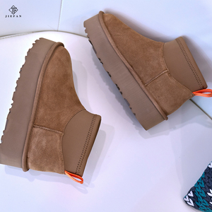 Stivali da Neve Invernali Classici Tazzman 2026 per Donna in Pelle Scamosciata e <span class=keywords><strong>Pelliccia</strong></span> di Pecora di Alta Qualità, Resistenti, Ciabatte Autunnali da Donna - Product Image 5