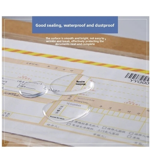 Mailer Self-Adhesive Transparent Poly Bags-Waterproof Eco-Friendly Secure Sealed Waybill & Return Receipt Labels - Product Image 4