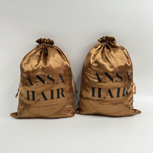 Pochettes en satin de qualité supérieure avec logo personnalisé - Emballage de luxe pour articles de luxe et cosmétiques - Product Image 4