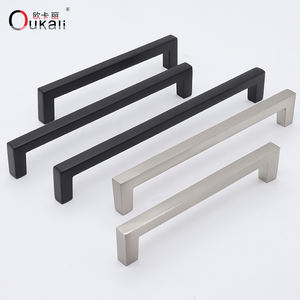 Oukali Thiết Kế Mới Hiện Đại Nhôm Matt Đồ Nội Thất Màu Đen Phần Cứng Tủ Bếp Xử Lý Sang Trọng Cổ Điển Xử Lý Cho Phòng Ngủ - Product Image 3