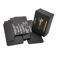 Cajas de Embalaje de Papel Kraft Negro Mate al por Mayor, Caja de Jabón de Viaje con Logotipo Estampado en Lámina