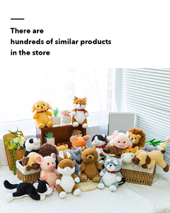 Poupées en peluche de 7 pouces personnalisables en gros à prix abordable, adorables animaux en peluche pour machines à griffes, jouets cadeaux - Product Image 6