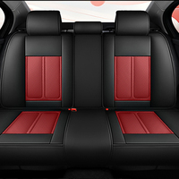 Sarung Jok Mobil Kulit Universal Gaya Bisnis Mewah Dekorasi Interior Perlindungan Mobil Kustom Pabrik Set Lengkap Semua Musim