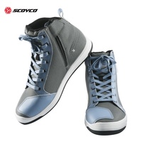 Scoyco décontracté sport Anti chute moto sécurité moto conduite chaussures de course Touring hommes équitation moto chaussures