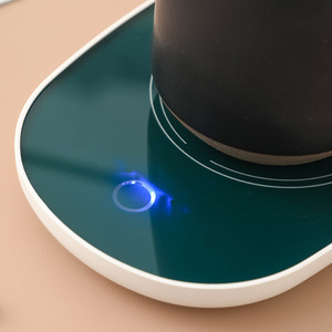 Custom Made 55 Degree Constant Temperature Heated Coaster <b>USB</b> Power Intelligent <b>Control</b> For Home Use - Product Image 1