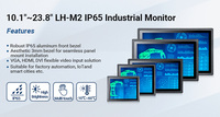 Impermeable IP65 10,1 ~ 23,8 pulgadas Vesa Mount Monitor de pantalla táctil industrial para control industrial/estacionamiento/Cajero Automático/SmartLocker