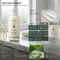 Après-shampoing capillaire à l'aloe vera, sans silicone et au pH équilibré pour des cheveux lisses et sans frisottis, fabrication OEM disponible, fabriqué en Chine