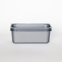 Nouvelle Offre 2026 : Bacs à Glace Rectangulaires de Luxe 5L en PS Écologique et Non Toxique, Personnalisables avec Logo, Gris, en Stock