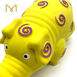 Eco-Vriendelijke Natuurlijke Rubber Latex Hond Knijpen Piepende Knorren Varkenshond Speelgoed - Product Image 4