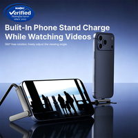 Câble USB C avec support pliable USB3.2 100W PD 20Gbps 4K 60Hz Charge rapide Transfert de données Tressé pour tablette téléphone