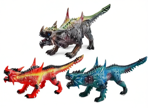 Figure di Dinosauri in Plastica Scala Realistica, Giocattoli da Collezione a Tema Animale per Bambini 7-12 Anni, Unisex - Product Image 1