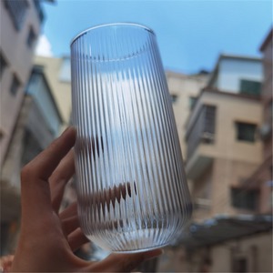Vaso de Vidrio Estilo Americano, Resistente al Calor, Irrompible, para Leche, Café Helado, Jugo, Refresco, Bebidas Frías, para Fiestas - Product Image 4