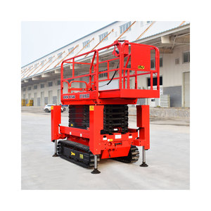 Échafaudage mobile, ciseaux élévateurs, élévateur électrique portable, hauteur de travail de 10 m, plateforme de 2270x1120 mm, petit élévateur vertical aérien - Product Image 4