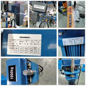 <span class=keywords><strong>M5</strong></span> Working Duty Télécommande sans fil 500kg 1ton 2ton 5Ton 10Ton Palan à chaîne électrique à faible hauteur avec chariot - Product Image 3