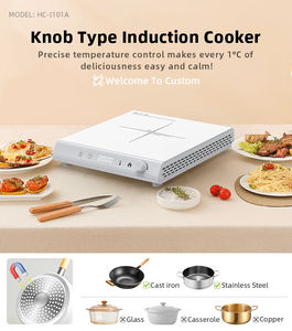 <span class=keywords><strong>Placa</strong></span> de Inducción Portátil de <span class=keywords><strong>Cristal</strong></span> <span class=keywords><strong>Blanco</strong></span> de 2000W, Cocina de Inducción Individual con Interruptor de Perilla, Cocina Infrarroja con Certificación CB CE - Product Image 5