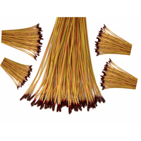 Feux d'artifice d'intérieur haut de gamme 10 cm certifiés CE, résistants aux hautes températures, télécommande, effet de flamme orange/jaune