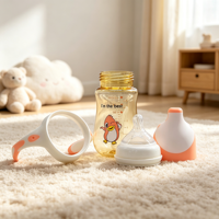 Biberon de bébé en plastique PC écologique sans BPA de 240ml produit de qualité alimentaire