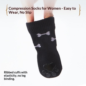JXANRY Calcetines de Algodón para Perros y Gatos, Antideslizantes, Resistentes a la Suciedad, Diseño de Dibujos Animados, para Todas las Estaciones, Caminatas al Aire Libre, Seguros - Product Image 4