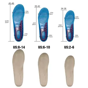 Coussinets en <span class=keywords><strong>silicone</strong></span> pour chaussures, soutien de la voûte plantaire, semelles massantes, gel antidérapant, coussinets souples pour chaussures de sport, protège-talons pour talons hauts - Product Image 2