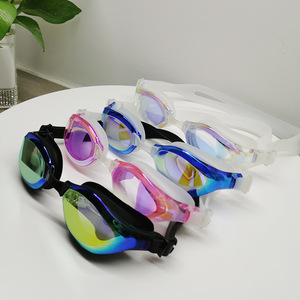 Lunettes de natation en silicone pour enfants, lentilles en PC, étanches, anti-buée, anti-UV, haute qualité G9300W - Product Image 1
