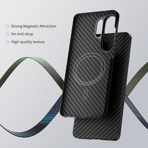 JOYPORODO V-K01 <span class=keywords><strong>Coque</strong></span> magnétique antichoc en fibre d'aramide pour <span class=keywords><strong>Samsung</strong></span> S26 S25 S24 Ultra Plus, ultra-fine et tendance en fibre de carbone - Product Image 3