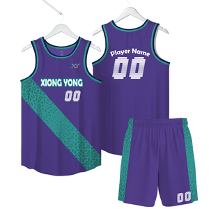 Conjunto de Uniforme de Baloncesto Personalizado con Nombre de Jugador, Camiseta Deportiva Transpirable de Secado Rápido, Pantalones Cortos, Impresión por Transferencia de Calor, Tallas Grandes - Product Image 4