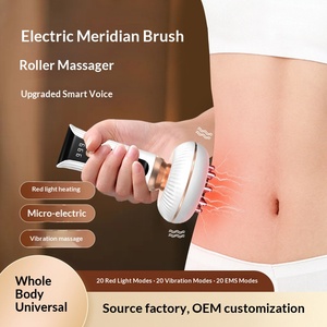 Kit professionnel de brosses de massage électriques aux herbes avec huile d'armoise et de gingembre – Technologie à vide pour une thérapie complète de raclage corporel - Product Image 5