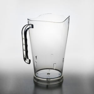 Commercio all'ingrosso vetro chiaro acrilico plastica brocca di acqua con coperchio filtro infusore sapore brocca di tè e latte acqua brocca - Product Image 5