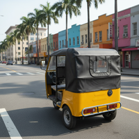 Pièces de rechange faciles à installer pour Tuk-Tuk ouvert de transport de passagers, taxi quotidien, en stock entrepôt Accra, Ghana, Congo-Kinshasa