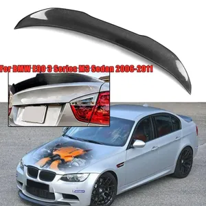สปอยเลอร์หลังแบบใหม่ คาร์บอนไฟเบอร์แท้ สำหรับ BMW E90 ซีรีส์ 3 M3 รถเก๋ง 4 ประตู ปี 2006-2011 - Product Image 1