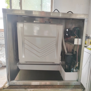 Venta caliente de la máquina del fabricante de hielo de acero inoxidable de cristal 500 kg por día forma de cubo para la venta de hielo - Product Image 4