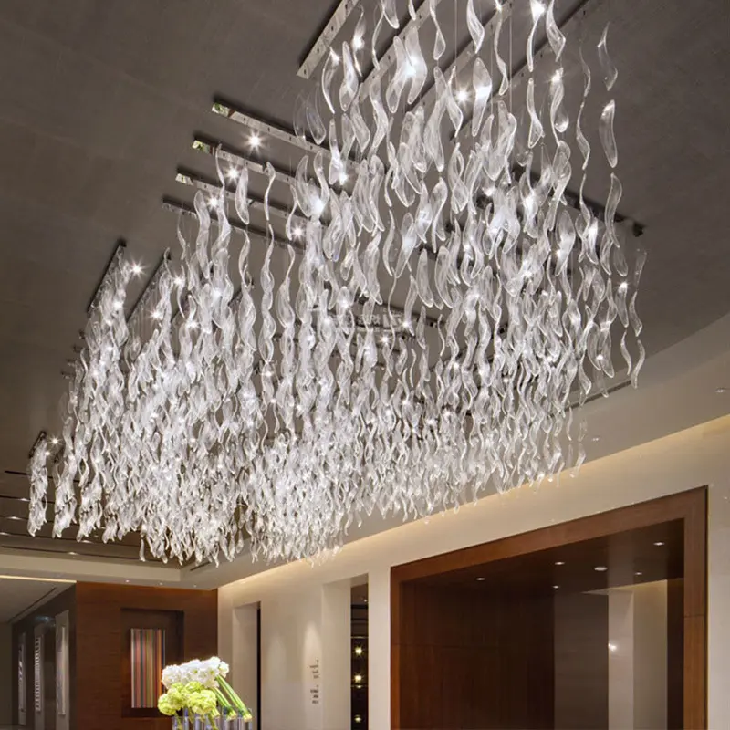 Decken beleuchtung Pendel leuchte Kronleuchter Kristall Kronleuchter Große Kronleuchter Für Hotel