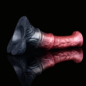 Dildo realista de caballo, juguete sexual de silicona con forma de pene de animal, dildo monstruoso con fuerte ventosa para mujeres, hombres y parejas. - Product Image 4
